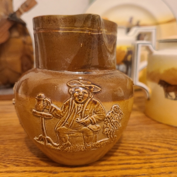 Royal Dalton Stoneware Pottery Whiskey Jug 5"x4.5" - Picture 4 of 9